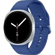 Galaxy Watch8 | 44 мм | Silver | Sport/Blue | M/L, Размер: 44 мм, Цвет: Silver, Тип ремешка: Sport, Цвет ремешка: Blue, Размер ремешка: M/L, Подключение часов: Bluetooth / Wi-Fi